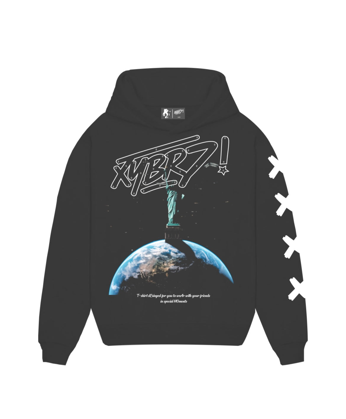 Silent Power Hoodie black