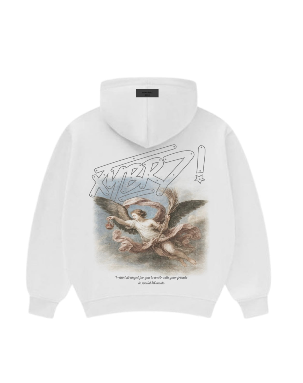 Celestial Vision Hoodie White
