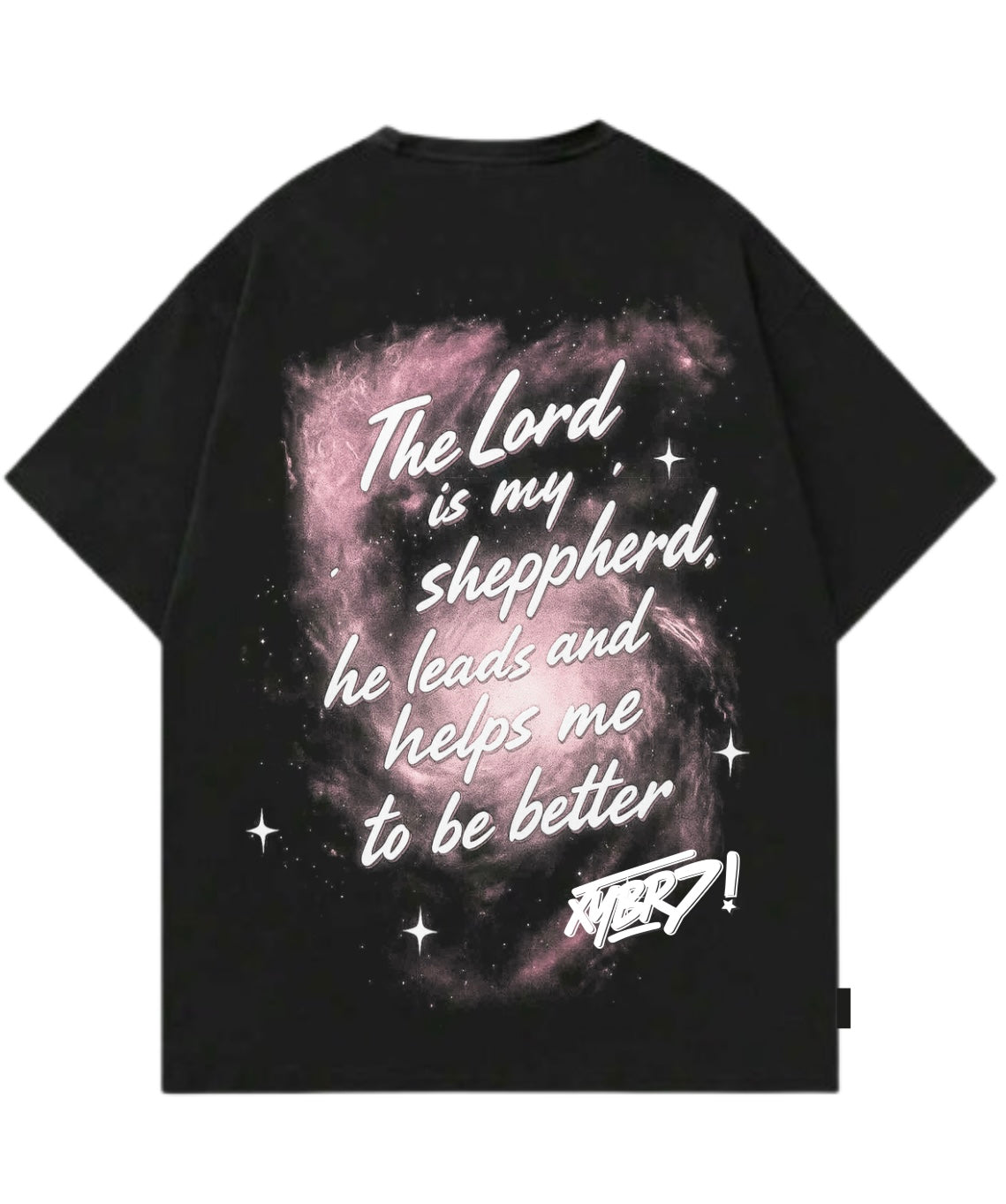 Pink Reverence Tshirt Black