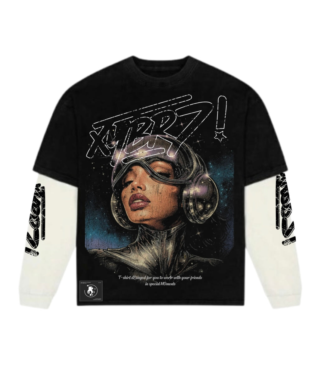 Astral Future Long Cami buzo black