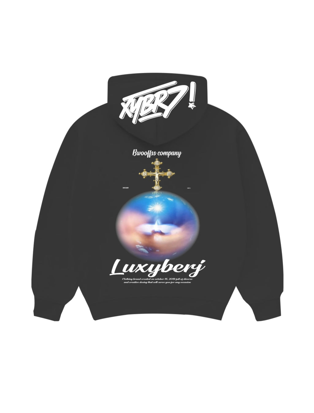 Divine Sphere Hoodie black