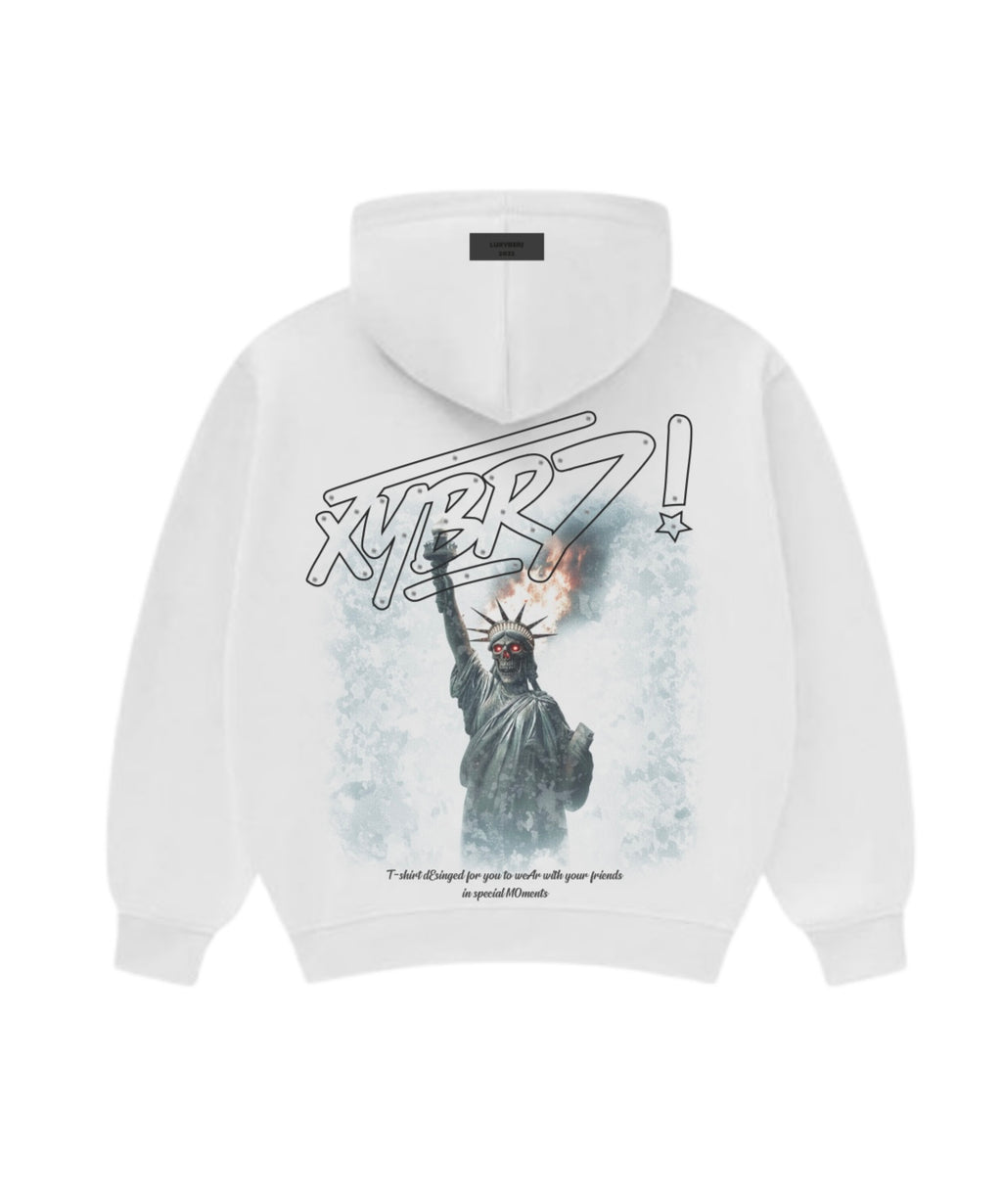 Freedom Hoodie White