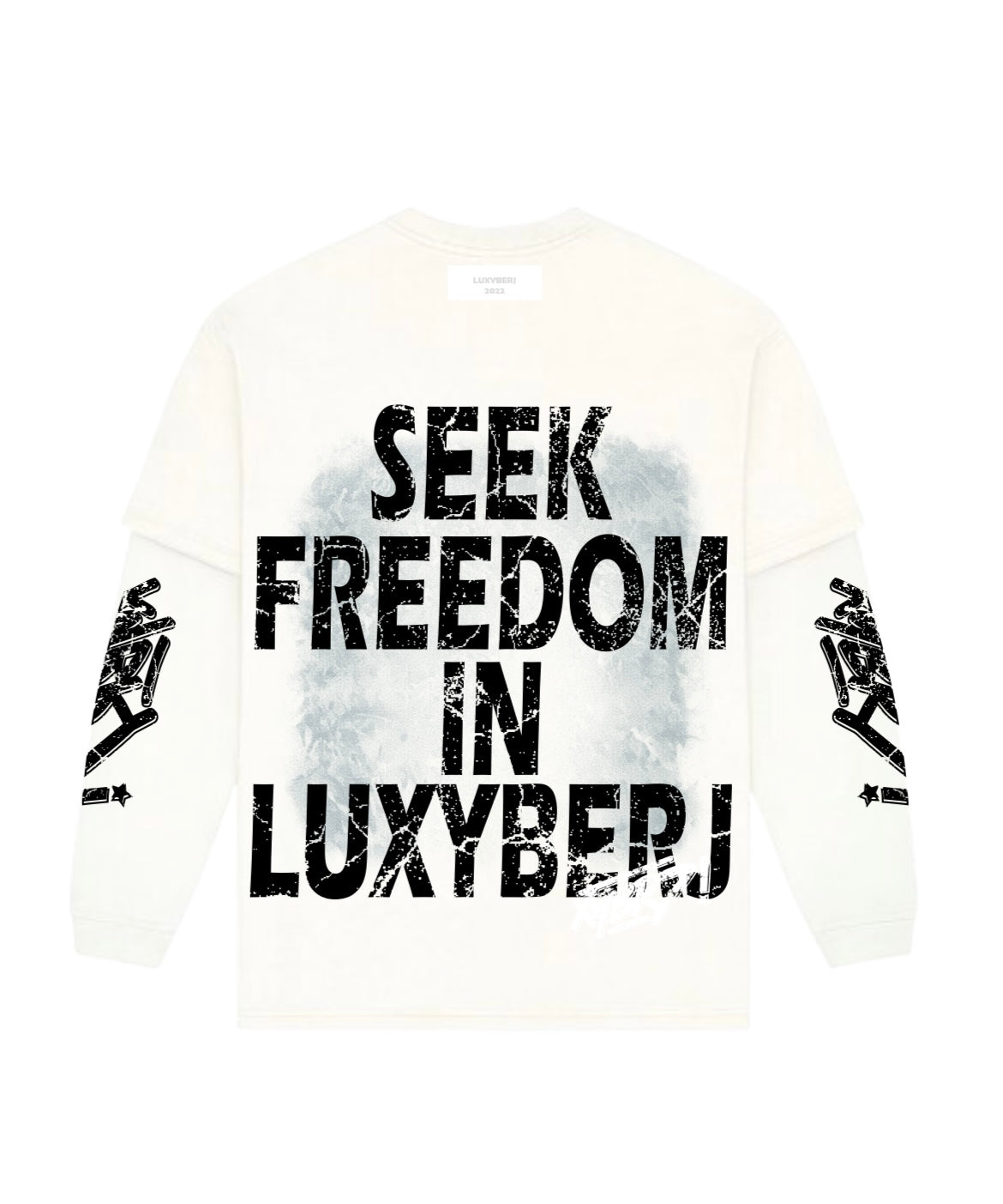 Seek Freedom Cami buzo White